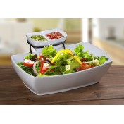 Large Rectangle Serving Bowl with Dip set Large Rectangle Serving Bowl with Dip set